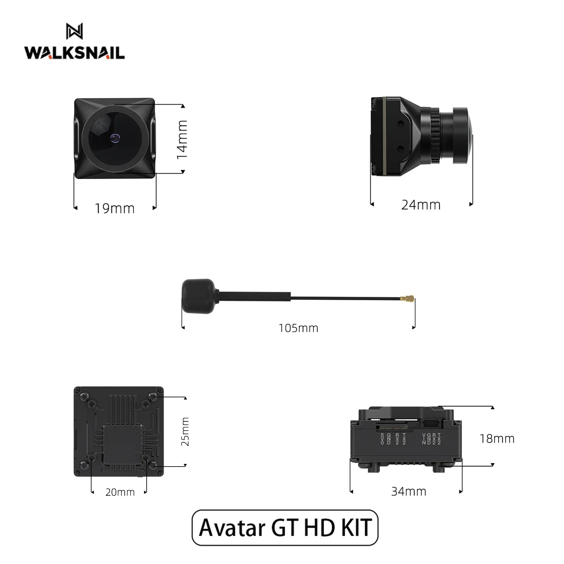 Walksnail Avatar GT HD KIT 2W  - Drone Antenna ulasan dan harga
