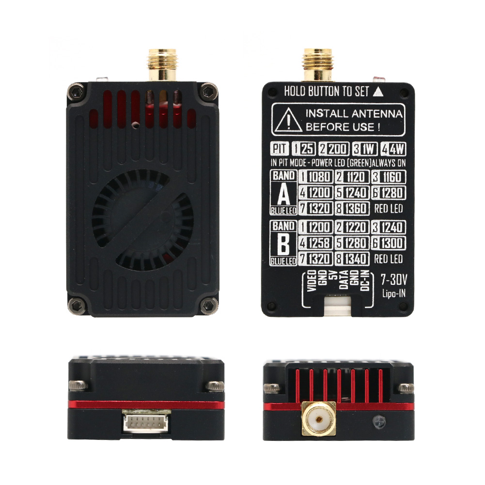RUSHFPV 1.3G 1.2G 4W V2 VTX Sw - Drone Esc ulasan dan harga