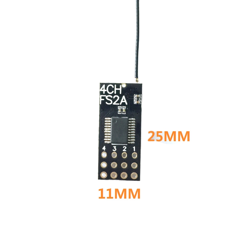 Flysky FS2A Mini Receiver 4CH  - Drone Receiver ulasan dan harga