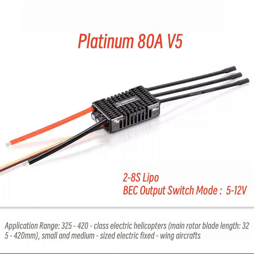 FATJAY Hobbywing Platinum 80A  - Drone Esc ulasan dan harga