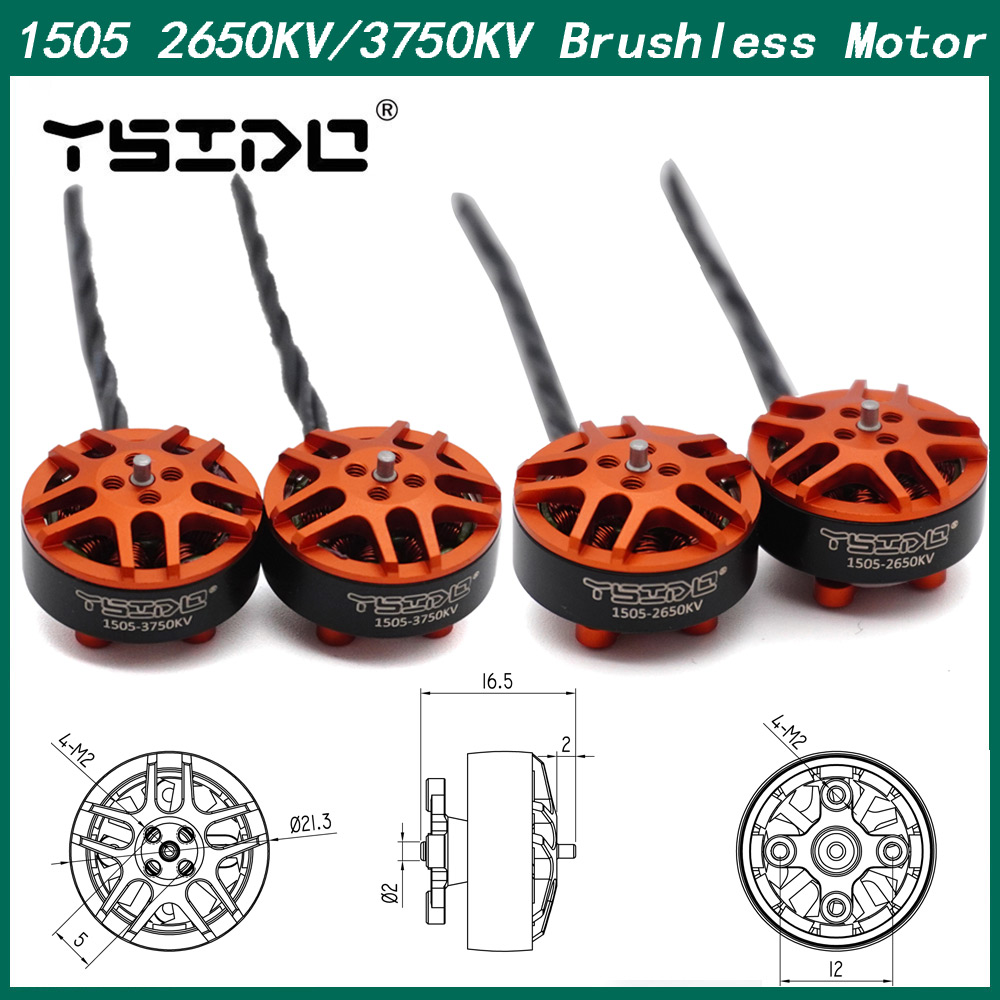 4PCS YSIDO 1505 2650KV 3750KV  - Drone Compass ulasan dan harga